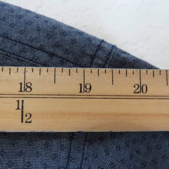 Age‎ of Wisdom* Men's Short Sleeve Snap Down Curved Hem Pocket Shirt~ Size XL - Picture 6 of 10